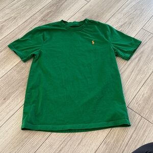 Polo Ralph Lauren Boys Green Cotton Short Sleeve Tshirt Large